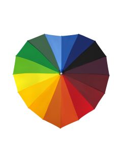 Paraplu Falcone Hartvormig Multicolor Windproof 